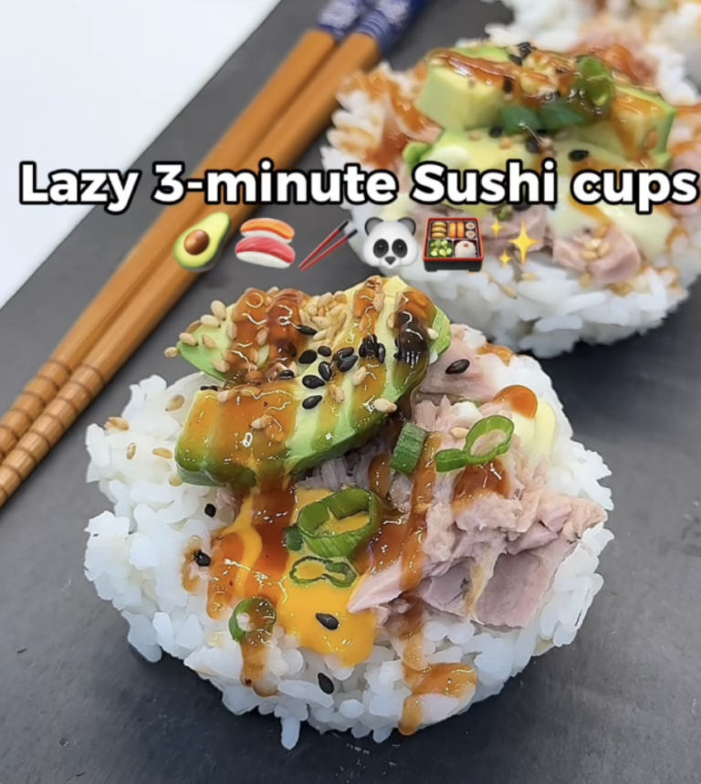 No-Bake Tuna Sushi Cups