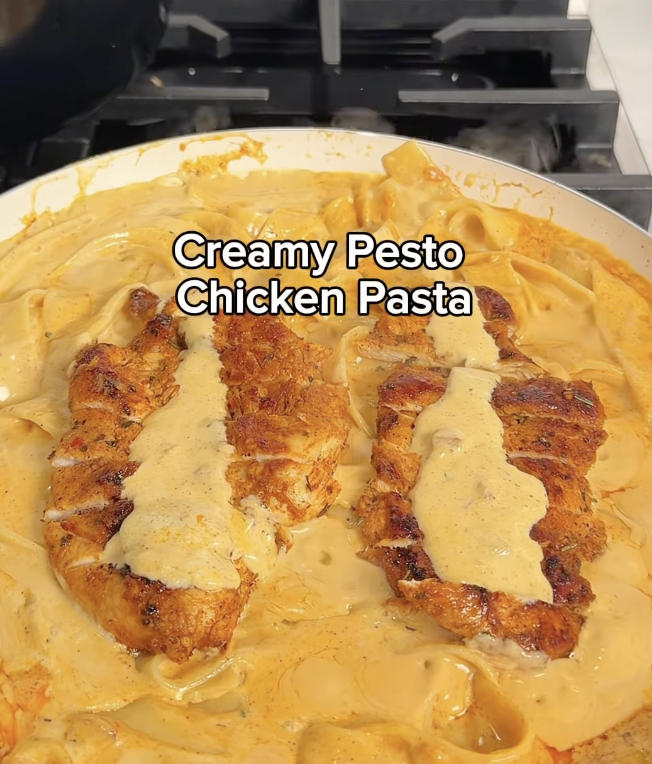 Creamy Pesto Chicken Pasta