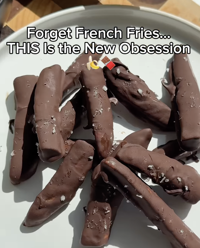 Frozen Chocolate Banana Sticks