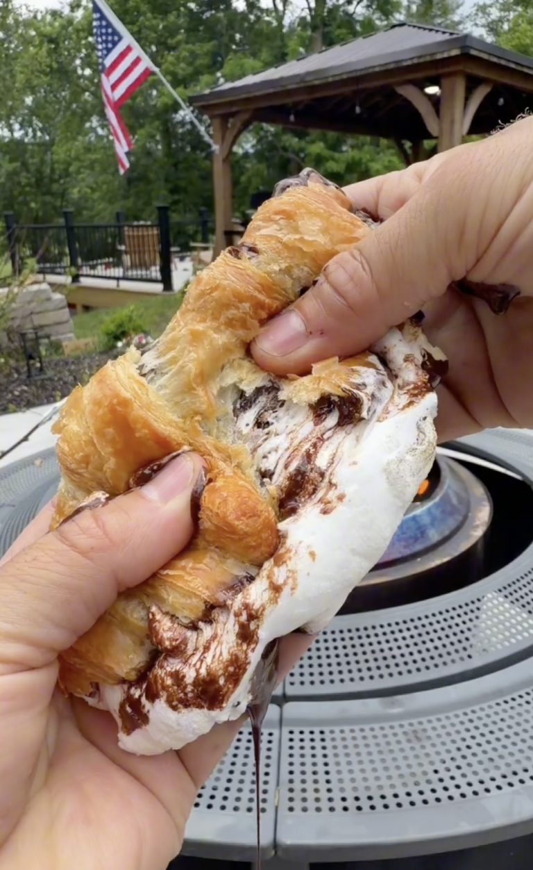 Campfire Croissant S'mores