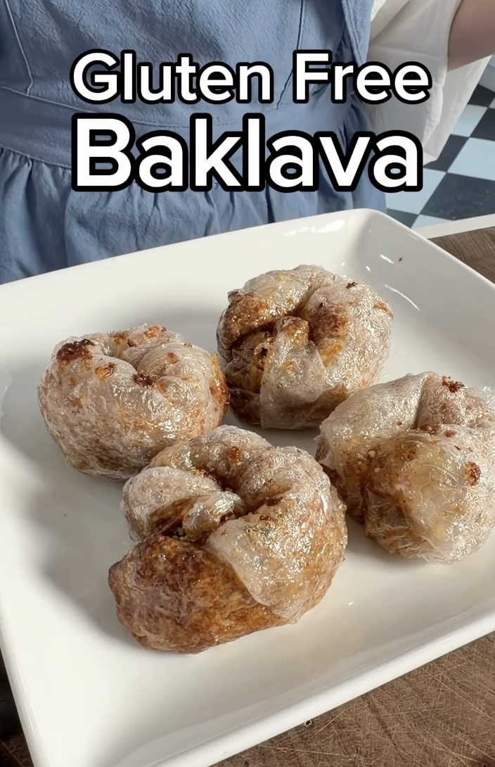 Gluten Free Air Fryer Rice Paper Baklava