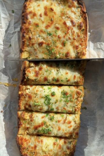 Hot honey garlic bread
