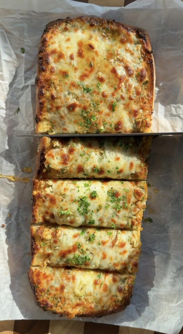Hot honey garlic bread
